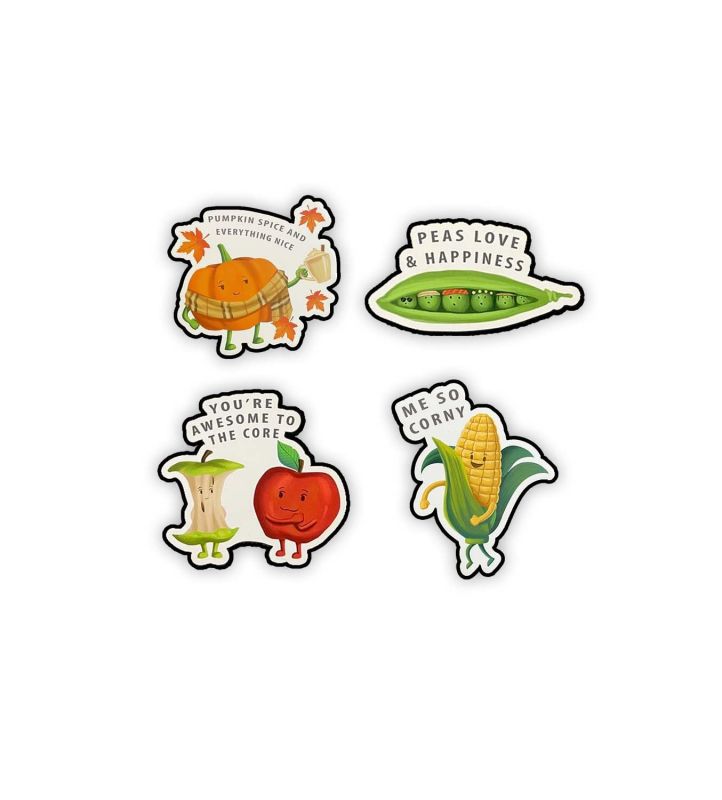 Vegetable Funny Fridge Magnets Design for Home Kitchen and Office Decoration | Funny Quote Printed Fridge Magnet | Cute Fridge Magnet